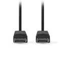 Καλώδιο DisplayPort Nedis αρσ. - DisplayPort αρσ., 2.00m, σε μαύρο χρώμα.