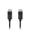 Καλώδιο DisplayPort Nedis αρσ. - DisplayPort αρσ., 2.00m, σε μαύρο χρώμα.