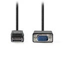 Καλώδιο DisplayPort Nedis αρσ. - VGA αρσ., 1.00m., σε μαύρο χρώμα.