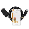 Καλώδιο DisplayPort Nedis αρσ. - VGA αρσ., 2.00m σε μαύρο χρώμα.
