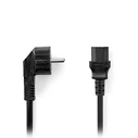 Καλώδιο Τροφοδοσίας Nedis Schuko αρσ. σε γωνία 90° - IEC-320-C13 θηλ., 3.00m.