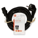 Καλώδιο Τροφοδοσίας Nedis Schuko αρσ. σε γωνία 90° - IEC-320-C13 θηλ., 3.00m.