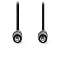 Καλώδιο Ήχου Nedis 3,5mm αρσ. Stereo - 3,5mm αρσ. Stereo, 3.00m σε μαύρο χρώμα.