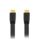 Καλώδιο HDMI Flat Nedis High speed with Ethernet, αρσ. - αρσ., με επίχρυσες επαφές, 2.00m.