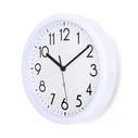Ρολόι Τοίχου Nedis με μεγάλους αριθμούς σε λευκό χρώμα.