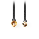 Kαλώδιο SMA Nedis αρσ. - SMA θηλ. με επίχρυσα βύσματα, 10.00m.