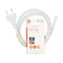 Καλώδιο Τροφοδοσίας Euro - Iec-320-C7 Nedis Cegl11040wt20 2.00m Σε ʼσπρο Χρώμα
