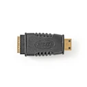 Αντάπτορας High Speed Hdmi With Ethernet, Hdmi Mini Αρσ. - Hdmi Θηλ, Με Επίχρυσες Επαφές