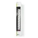 Πολύπριζο 8 Θέσεων Nedis Exso830f1pro Με Διακόπτη On/Off Και Καλώδιο 3.00m
