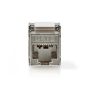 Nedis Μονή Εξωτερική Πρίζα Δικτύου RJ45 Τύπου Cat6 σε Χρυσό Χρώμα CCGB89720ME