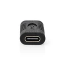 Nedis CCGB64900BK - Μετατροπέας USB-C θηλ. σε USB-C θηλ., Μαύρο