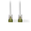 Nedis S/FTP Cat.7 (10Gbps) Καλώδιο Δικτύου Ethernet RJ45-RJ45 10m Λευκό CCGL85420WT100