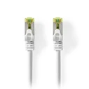 Nedis S/FTP Cat.7 (10Gbps) Καλώδιο Δικτύου Ethernet RJ45-RJ45 10m Λευκό CCGL85420WT100