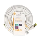Nedis S/FTP Cat.7 (10Gbps) Καλώδιο Δικτύου Ethernet RJ45-RJ45 10m Λευκό CCGL85420WT100