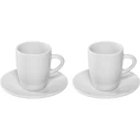 Jura Porcelain Coffee Cup Set Brown 85 ml 2 pcs