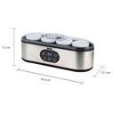 Unold JOGI 38726 Joghurtbereiter - JOGI γιαουρτομηχανή (4 x 180 ml γυάλινα δοχεία)