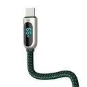 Καλώδιο USB to USB-C Baseus Display Type-C, 66W, 1m (green)