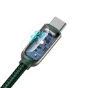 Καλώδιο USB to USB-C Baseus Display Type-C, 66W, 1m (green)