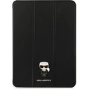 Karl Lagerfeld KLFC11OKMK Apple iPad Pro 11 2021 (3 gen) Book Cover black Saffiano Karl Iconic