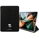 Karl Lagerfeld KLFC11OKMK Apple iPad Pro 11 2021 (3 gen) Book Cover black Saffiano Karl Iconic