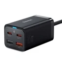 Φορτιστής Πρίζας Quick Charger Baseus GaN3 Pro, 2x USB-C, 2x USB, 65W (black)