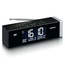 Lenco DAB+ FM Bluetooth 5.0 Clock Radio LED Display Dual Alarm Black (CR-640)