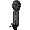USAMS Adapter AU11 2in1 USB-C - 3,5mm +USB-C + ring holder black SJ359TC01 (US-SJ359)