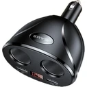 USAMS Car Adapter C16 2xUSB 96W Fast Charge black CC99TC01 (US-CC099)