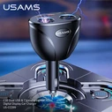 USAMS Car Adapter C16 2xUSB 96W Fast Charge black CC99TC01 (US-CC099)