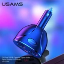 USAMS Car Adapter C16 2xUSB 96W Fast Charge black CC99TC01 (US-CC099)