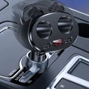 USAMS Car Adapter C16 2xUSB 96W Fast Charge black CC99TC01 (US-CC099)
