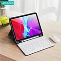 USAMS Winro Keyboard Apple iPad 9.7 2018 (6 gen) purple cover - white keyboard IPO97YRXX03