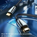 USAMS Cable HDMI - HDMI 2.1 U67 3m 8K black Ultra HD SJ498HD01 (US-SJ498)