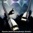 USAMS Cable HDMI - HDMI 2.1 U67 3m 8K black Ultra HD SJ498HD01 (US-SJ498)