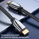 USAMS Cable HDMI - HDMI 2.1 U67 3m 8K black Ultra HD SJ498HD01 (US-SJ498)