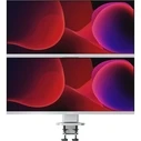 Alogic Elevate 34 Dual Vertical Monitor Stand Silver