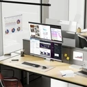 Alogic Elevate 34 Dual Vertical Monitor Stand Silver