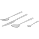 Alessi Amici 24-piece Cutlery Set, Stainless Steel 18/10, Silver (BG02S24)