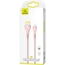 USAMS Nylon Cable U33 Lightning 1,2m 2A Fast Charging pink SJ360USB03 (US-SJ360)