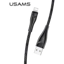 USAMS Nylon Cable U41 Lightning 3m 2A black SJ397USB01 (US-SJ397) Fast Charge