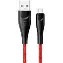 USAMS Nylon Cable U41 microUSB 3m 2A red SJ399USB02 (US-SJ399) Fast Charge