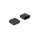 DELOCK Dust Protection Caps USB Type-C black 10 pcs