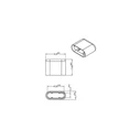 DELOCK Dust Protection Caps USB Type-C black 10 pcs