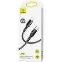 USAMS Cable U43 USB-C - Lightning 30W PD 1.2m black SJ406USB01 (US-SJ406)