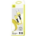 USAMS Cable U52 USB-C 2A Fast Charge 1m yellow SJ436USB03 (US-SJ436)