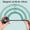 USAMS Cable U69 3in1 1m black (Lightning/microUSB/USB-C) SJ508USB01 (US-SJ508)