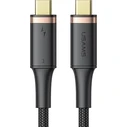 USAMS Cable U72 USB-C - USB-C 100W PD Thunderbolt 3 5A 0.8m black SJ553USB01 (US-SJ553)