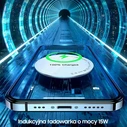 USAMS Wireless Charger US-CD160 magnetic W2 15W aluminiowa Apple iPhone 12 series silver CD160DZ01
