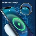 USAMS Wireless Charger US-CD160 magnetic W2 15W aluminiowa Apple iPhone 12 series silver CD160DZ01
