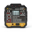 Όργανο Ελέγχου Ορθής Καλωδίωσης Πρίζας PCWork PCW06B Με Ψηφιακή Οθόνη.